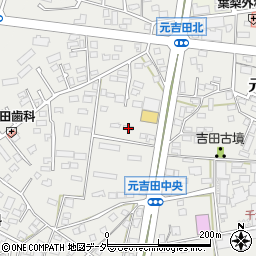茨城県水戸市元吉田町117周辺の地図