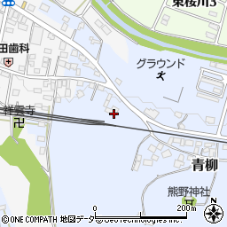 茨城県桜川市青柳153周辺の地図
