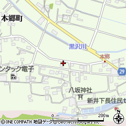 群馬県高崎市本郷町212周辺の地図