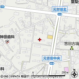茨城県水戸市元吉田町113周辺の地図