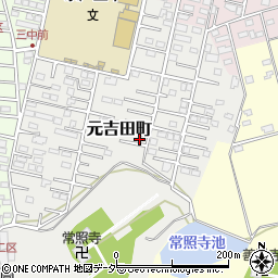 茨城県水戸市元吉田町2836周辺の地図