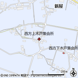 西方上木戸集会所周辺の地図