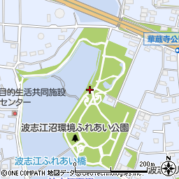 伊勢崎市波志江沼環境ふれあい公園トイレ３周辺の地図