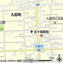 群馬県太田市大原町1642周辺の地図