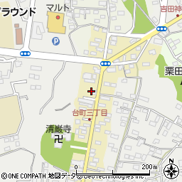 茨城県水戸市元台町1556周辺の地図
