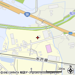 関東地方整備局　常陸河川国道事務所道路担当岩瀬国道出張所周辺の地図
