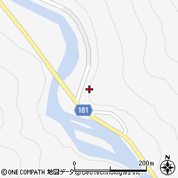 石川県白山市河内町金間丁周辺の地図