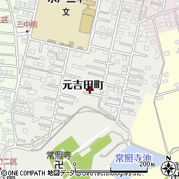 茨城県水戸市元吉田町2836-6周辺の地図