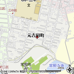茨城県水戸市元吉田町2836-4周辺の地図