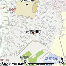 茨城県水戸市元吉田町2836-5周辺の地図