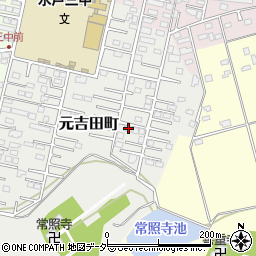 茨城県水戸市元吉田町2847-12周辺の地図