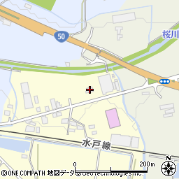 茨城県桜川市水戸209周辺の地図