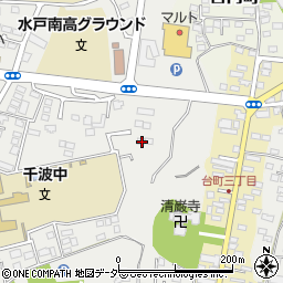茨城県水戸市元吉田町562-1周辺の地図