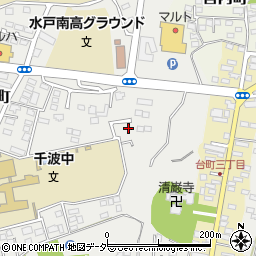 茨城県水戸市元吉田町562-11周辺の地図