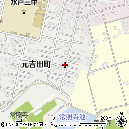 茨城県水戸市元吉田町2847-4周辺の地図