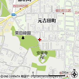 茨城県水戸市元吉田町3042-1周辺の地図