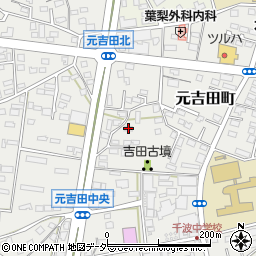 茨城県水戸市元吉田町354-6周辺の地図