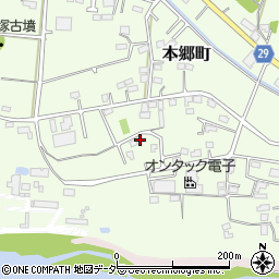 群馬県高崎市本郷町278周辺の地図