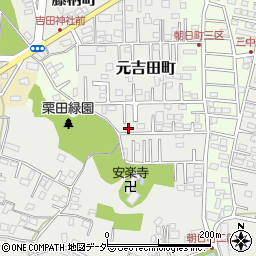 茨城県水戸市元吉田町3045-7周辺の地図