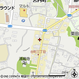 茨城県水戸市元台町1558周辺の地図