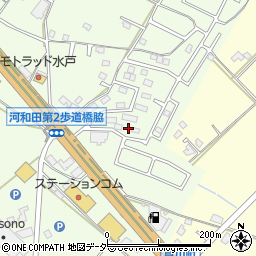 茨城県水戸市河和田町278-68周辺の地図