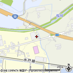 茨城県桜川市水戸210周辺の地図