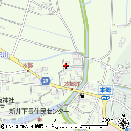 群馬県高崎市本郷町122周辺の地図