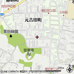 茨城県水戸市元吉田町3051周辺の地図