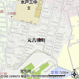 茨城県水戸市元吉田町2837-4周辺の地図