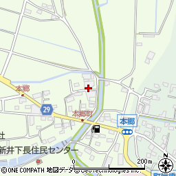 群馬県高崎市本郷町121周辺の地図