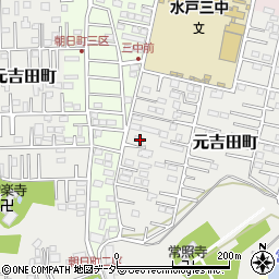 茨城県水戸市元吉田町2781-2周辺の地図