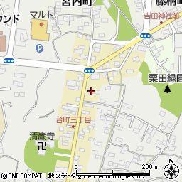 茨城県水戸市元台町1462-2周辺の地図