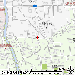 群馬県前橋市箱田町1263周辺の地図