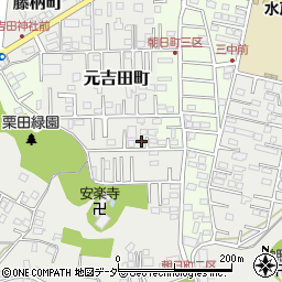 茨城県水戸市元吉田町3052-7周辺の地図