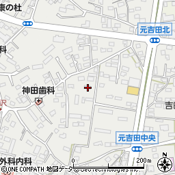 茨城県水戸市元吉田町87-3周辺の地図