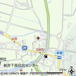 群馬県高崎市本郷町122-2周辺の地図