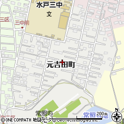 茨城県水戸市元吉田町2837-6周辺の地図