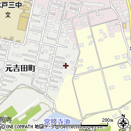 茨城県水戸市元吉田町2853-4周辺の地図