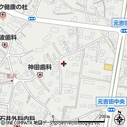 茨城県水戸市元吉田町91-2周辺の地図
