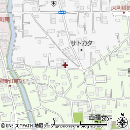 群馬県前橋市箱田町1262周辺の地図