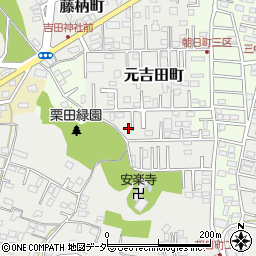 茨城県水戸市元吉田町3042-8周辺の地図