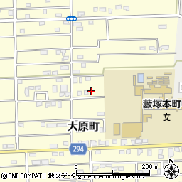 群馬県太田市大原町712周辺の地図