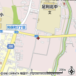 栃木県足利市菅田町21周辺の地図