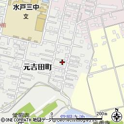 茨城県水戸市元吉田町2846-10周辺の地図