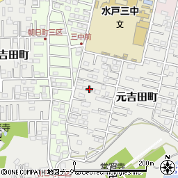 茨城県水戸市元吉田町2781-4周辺の地図
