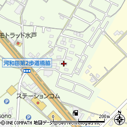茨城県水戸市河和田町303-8周辺の地図