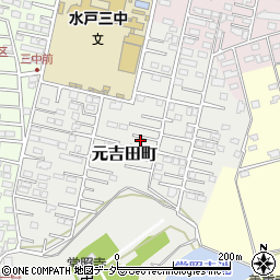 茨城県水戸市元吉田町2838周辺の地図