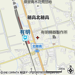 長野県安曇野市穂高北穂高2211周辺の地図