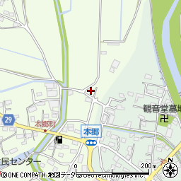 群馬県高崎市本郷町2241周辺の地図