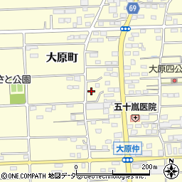 群馬県太田市大原町1621-6周辺の地図